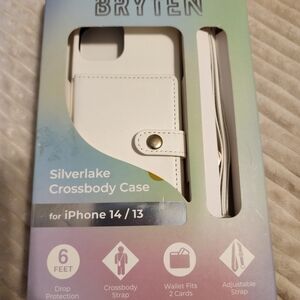 White Crossbody Case for iPhone 14/13